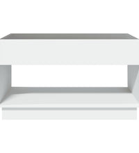 Couchtisch mit Infinity-LED Weiß 90x50x50 cm