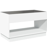 Couchtisch mit Infinity-LED Weiß 90x50x50 cm