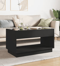 Couchtisch mit Infinity-LED Schwarz 90x50x50 cm