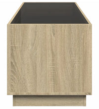 Couchtisch mit Infinity-LED Sonoma-Eiche 90x50x50 cm