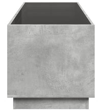 Couchtisch mit Infinity-LED Betongrau 90x50x50 cm