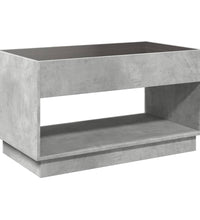 Couchtisch mit Infinity-LED Betongrau 90x50x50 cm