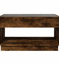 Couchtisch mit Infinity-LED Räuchereiche 90x50x50 cm