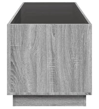 Couchtisch mit Infinity-LED Grau Sonoma 90x50x50 cm