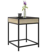 Couchtisch mit Infinity-LED Sonoma-Eiche 40x40x51 cm