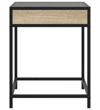 Couchtisch mit Infinity-LED Sonoma-Eiche 40x40x51 cm