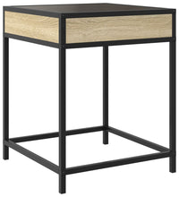 Couchtisch mit Infinity-LED Sonoma-Eiche 40x40x51 cm