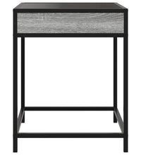 Couchtisch mit Infinity-LED Grau Sonoma 40x40x51 cm