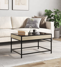 Couchtisch mit Infinity-LED Sonoma-Eiche 70x50x41 cm