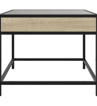 Couchtisch mit Infinity-LED Sonoma-Eiche 70x50x41 cm