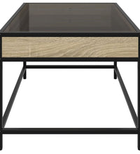 Couchtisch mit Infinity-LED Sonoma-Eiche 70x50x41 cm