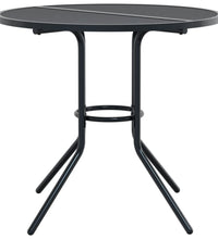 Gartenstuhl-Set 3-tlg. Stapelbar Pulverbeschichteter Stahl