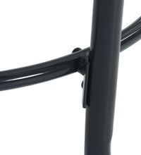 Gartenstuhl-Set 3-tlg. Stapelbar Pulverbeschichteter Stahl