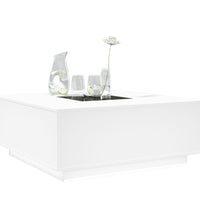 Couchtisch mit Infinity-LED Weiß 100x100x40 cm