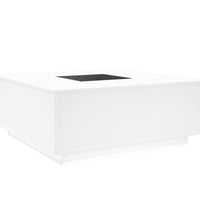 Couchtisch mit Infinity-LED Weiß 100x100x40 cm