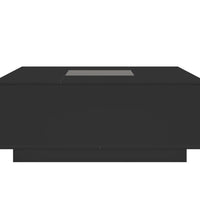 Couchtisch mit Infinity-LED Schwarz 100x100x40 cm