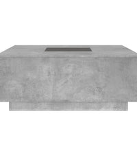 Couchtisch mit Infinity-LED Betongrau 100x100x40 cm