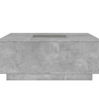 Couchtisch mit Infinity-LED Betongrau 100x100x40 cm