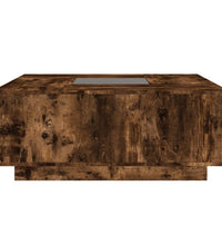 Couchtisch mit Infinity-LED Räuchereiche 100x100x40 cm