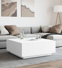 Couchtisch Weiß 100x100x40 cm Holzwerkstoff