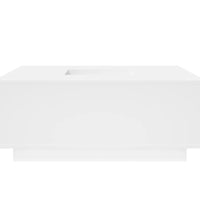 Couchtisch Weiß 100x100x40 cm Holzwerkstoff