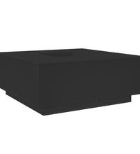 Couchtisch Schwarz 100x100x40 cm Holzwerkstoff
