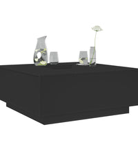 Couchtisch Schwarz 100x100x40 cm Holzwerkstoff