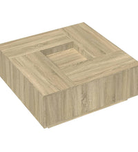 Couchtisch Sonoma-Eiche 100x100x40 cm Holzwerkstoff
