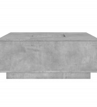 Couchtisch Betongrau 100x100x40 cm Holzwerkstoff