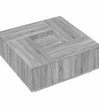 Couchtisch Grau Sonoma 100x100x40 cm Holzwerkstoff