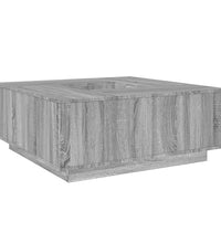 Couchtisch Grau Sonoma 100x100x40 cm Holzwerkstoff