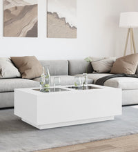 Couchtisch mit Infinity-LED Weiß 116x69x40 cm