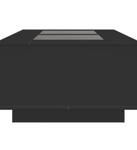 Couchtisch mit Infinity-LED Schwarz 116x69x40 cm