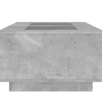 Couchtisch mit Infinity-LED Betongrau 116x69x40 cm