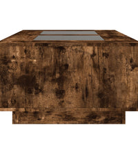 Couchtisch mit Infinity-LED Räuchereiche 116x69x40 cm