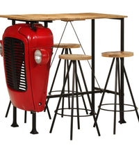 5-tlg. Bar-Set Massivholz Mango