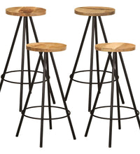 5-tlg. Bar-Set Massivholz Mango