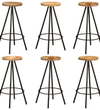 7-tlg. Bar-Set Massivholz Mango