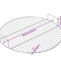 Grillrost mit Griffen Rund Ø44,5 cm 304 Edelstahl