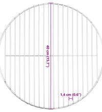 Grillrost Rund Ø40 cm 304 Edelstahl