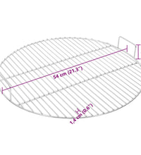 Grillrost mit Griffen Rund Ø54 cm 304 Edelstahl