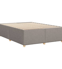 Bettgestell ohne Matratze Taupe 160x200 cm Stoff