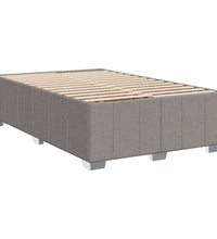 Bettgestell ohne Matratze Taupe 120x200 cm Stoff