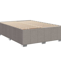 Bettgestell ohne Matratze Taupe 140x190 cm Stoff