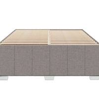 Bettgestell ohne Matratze Taupe 140x190 cm Stoff