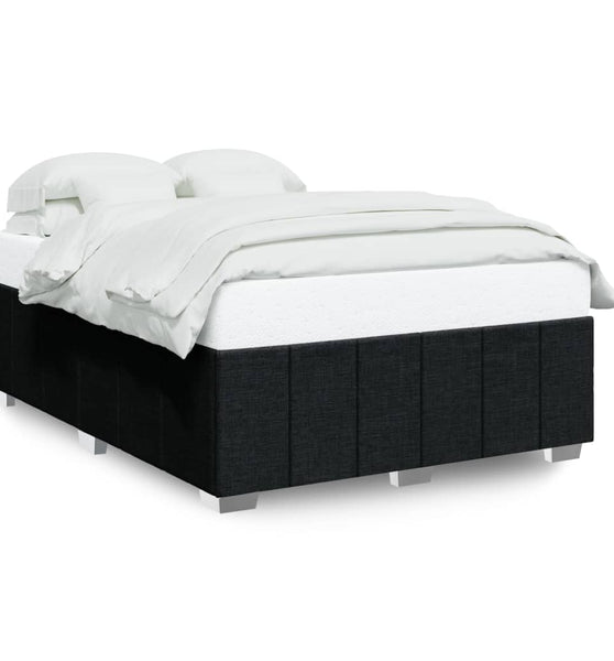 Bettgestell ohne Matratze Schwarz 140x200 cm Stoff