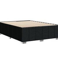 Bettgestell ohne Matratze Schwarz 140x200 cm Stoff