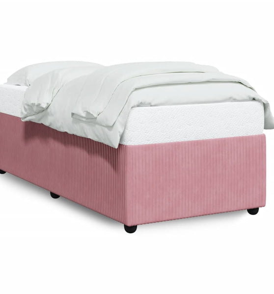 Bettgestell Rosa 90x190 cm Samt