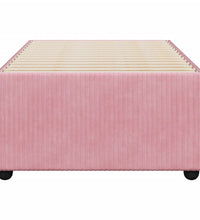 Bettgestell Rosa 90x190 cm Samt
