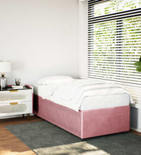 Bettgestell Rosa 90x190 cm Samt